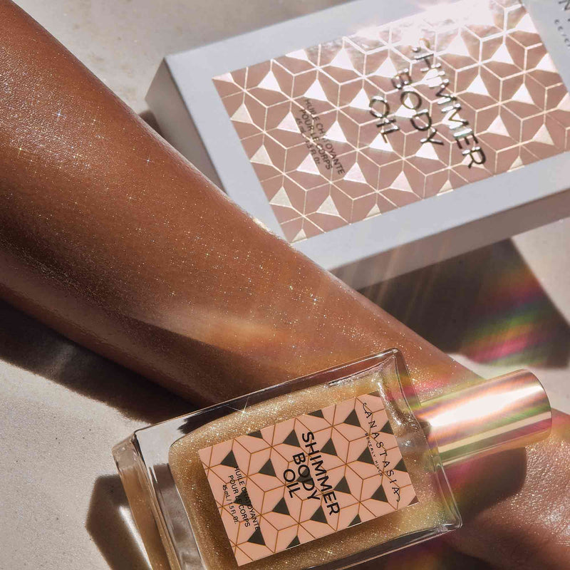 Gold | Shimmer Body Oil Gold Arm Swatch