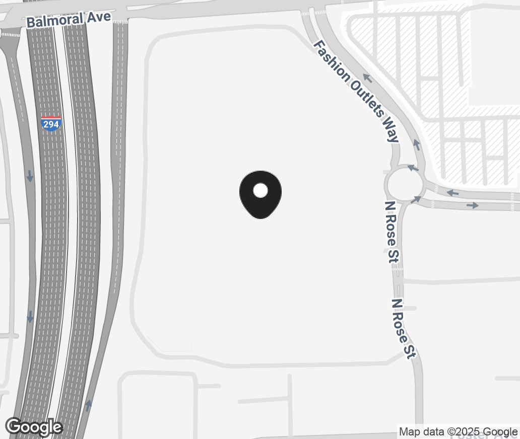 Google Map of 5220 Fashion Outlets Way Suite 2325, Rosemont IL 60018