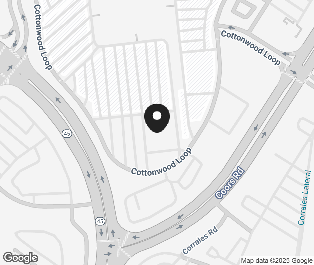 Google Map of 10000 Coors Blvd Nw, Albuquerque NM 87114