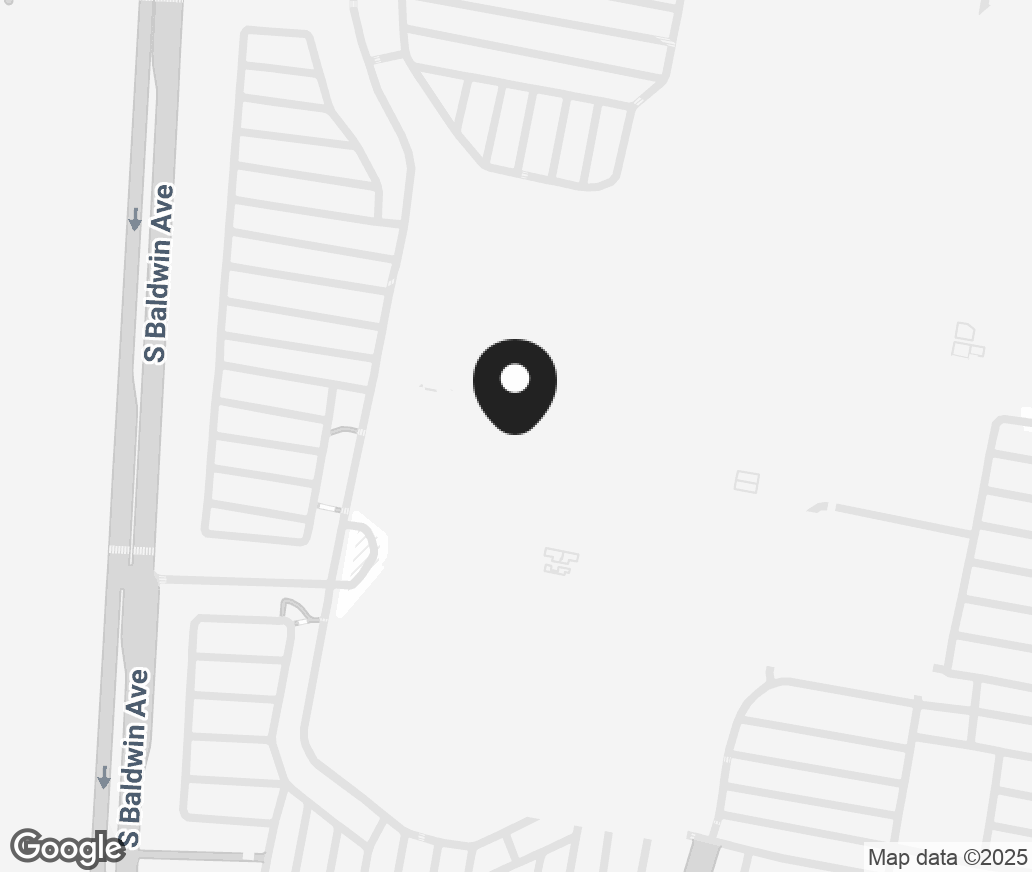 Google Map of 400 S Baldwin Avenue, Arcadia CA 91007