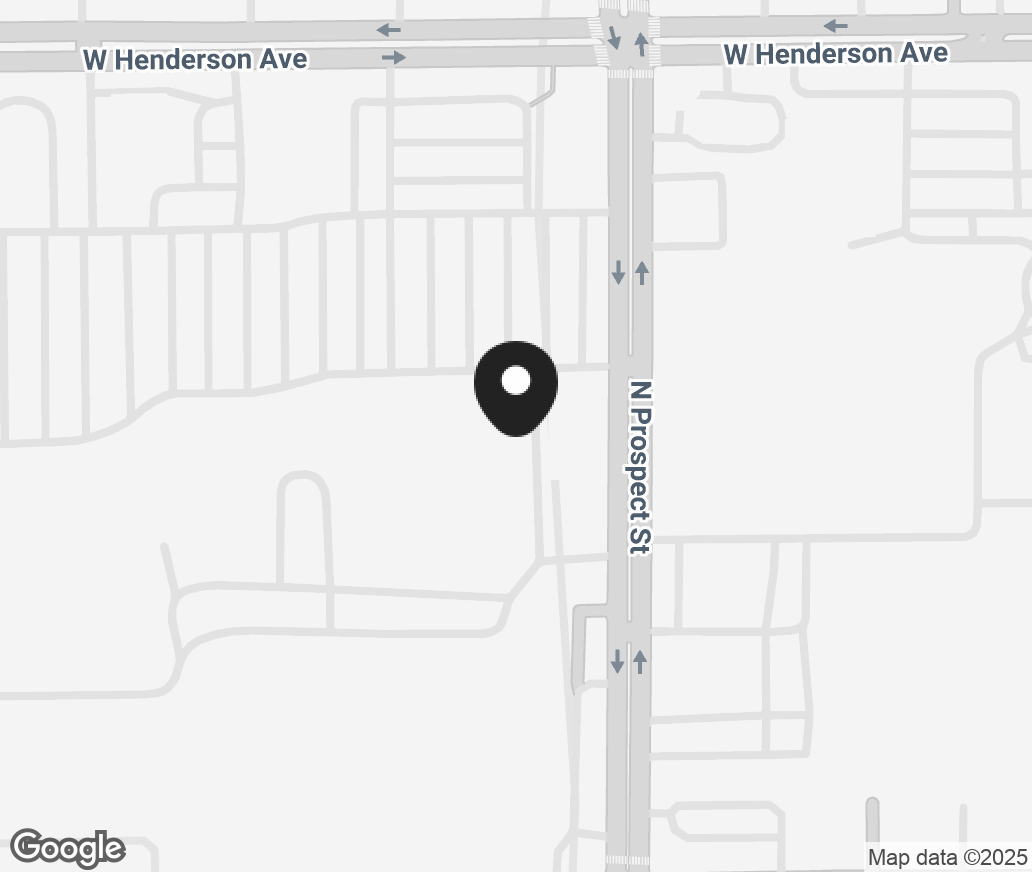 Google Map of 1267 West Henderson Avenue, Porterville CA 93257