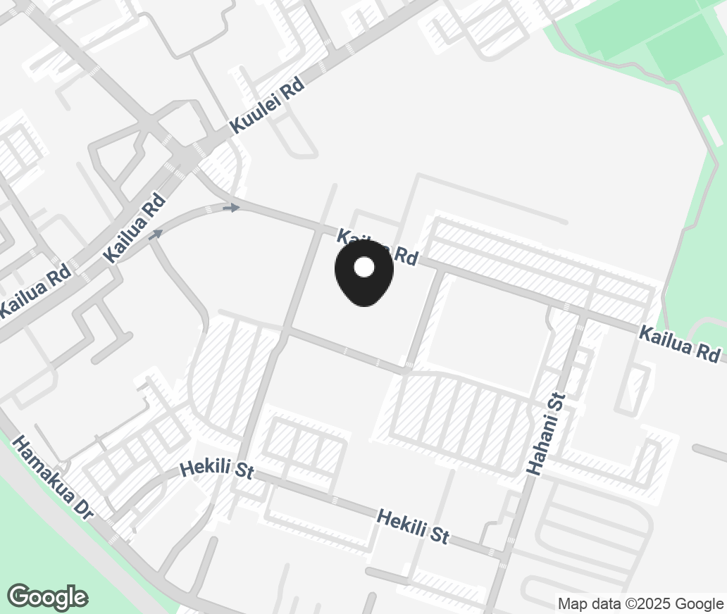 Google Map of 609 Kailua Road, Kailua HI 96734