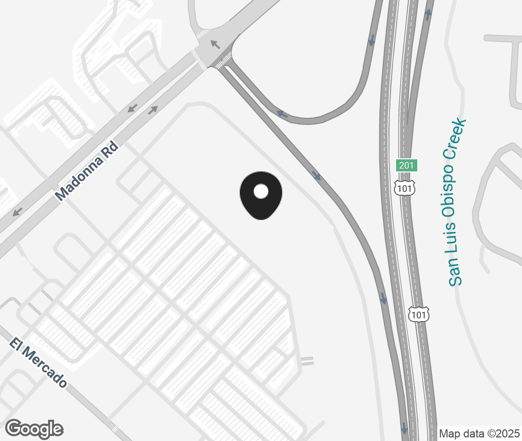 Google Map of 205 Madonna Rd, San Luis Obispo CA 93405