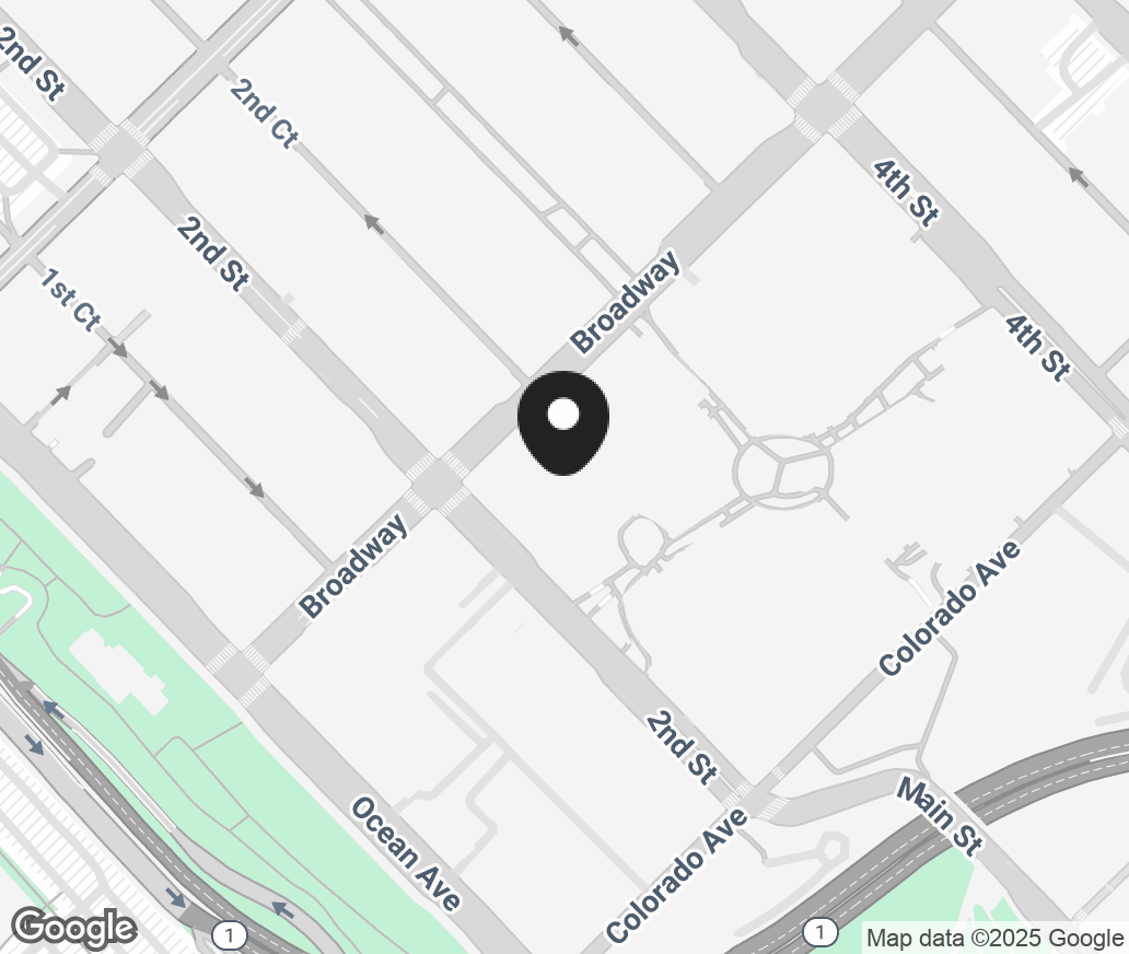 Google Map of 220 Broadway, Santa Monica CA 90401