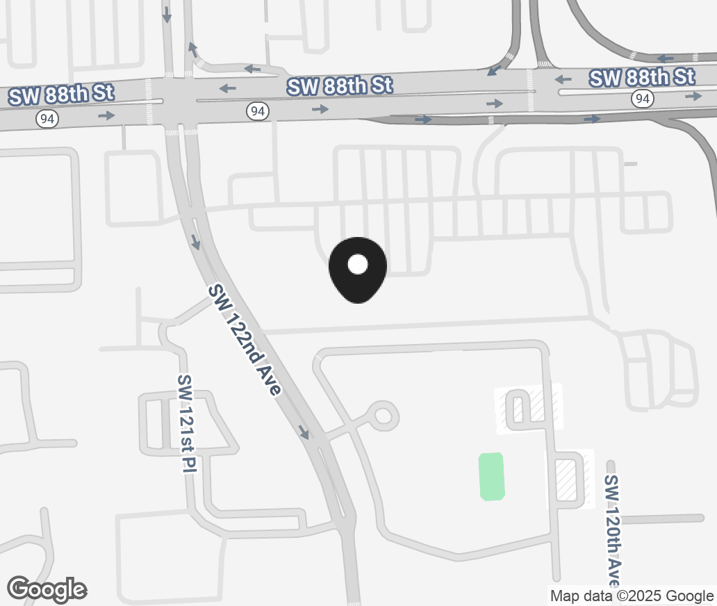 Google Map of 12054 Sw 88Th Street, Miami FL 33186