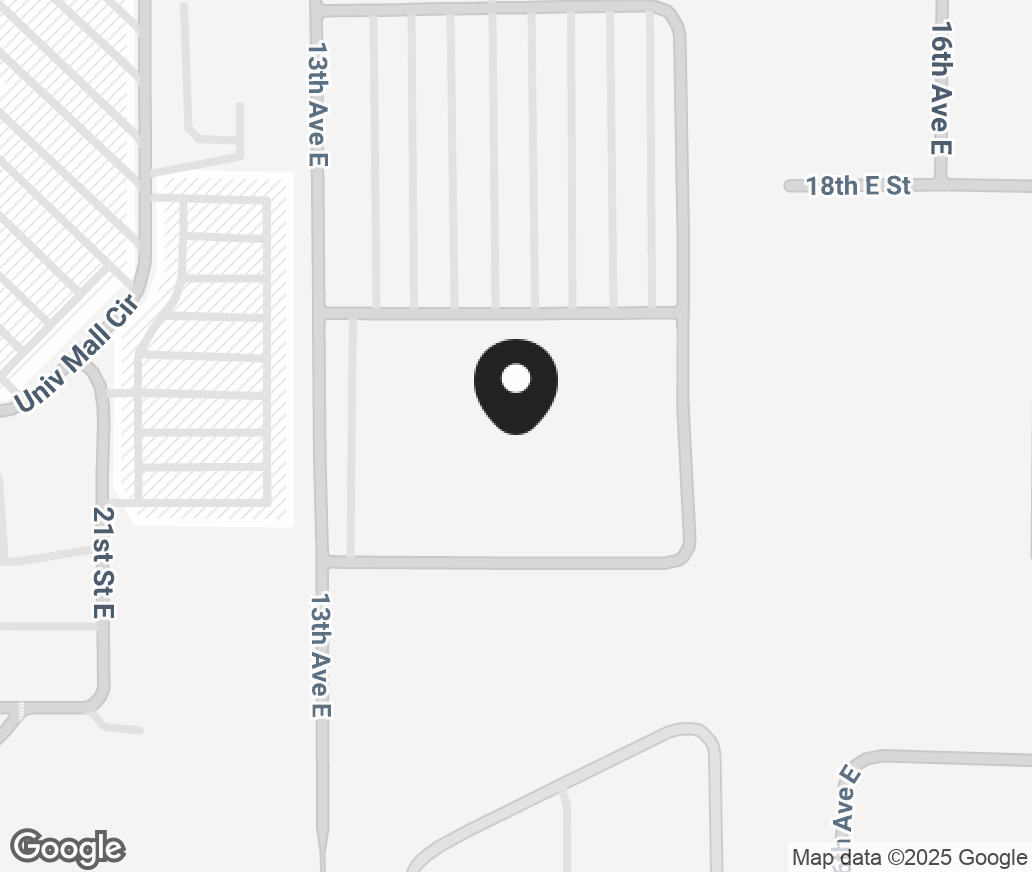 Google Map of 1901 13Th Ave E, Tuscaloosa AL 35404