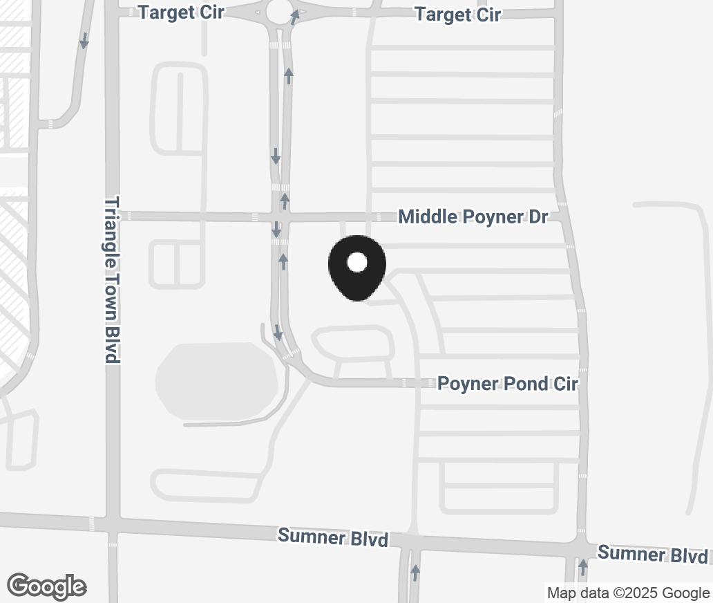 Google Map of 5900 Poyner Anchor Lane, Raleigh NC 27616