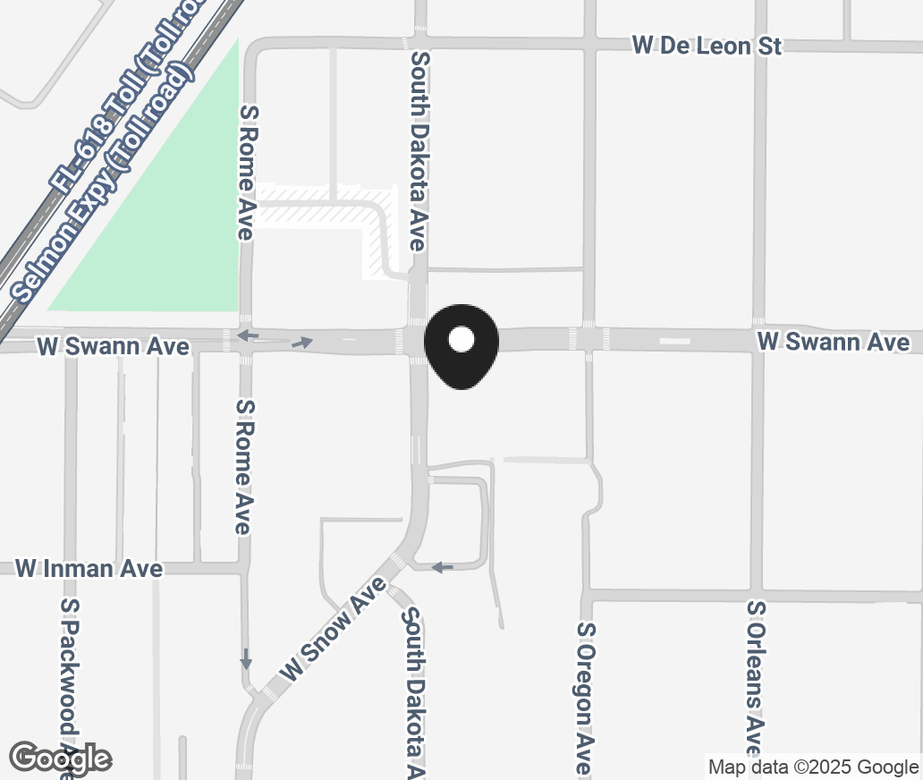 Google Map of 704 South Dakota Ave, Tampa FL 33606