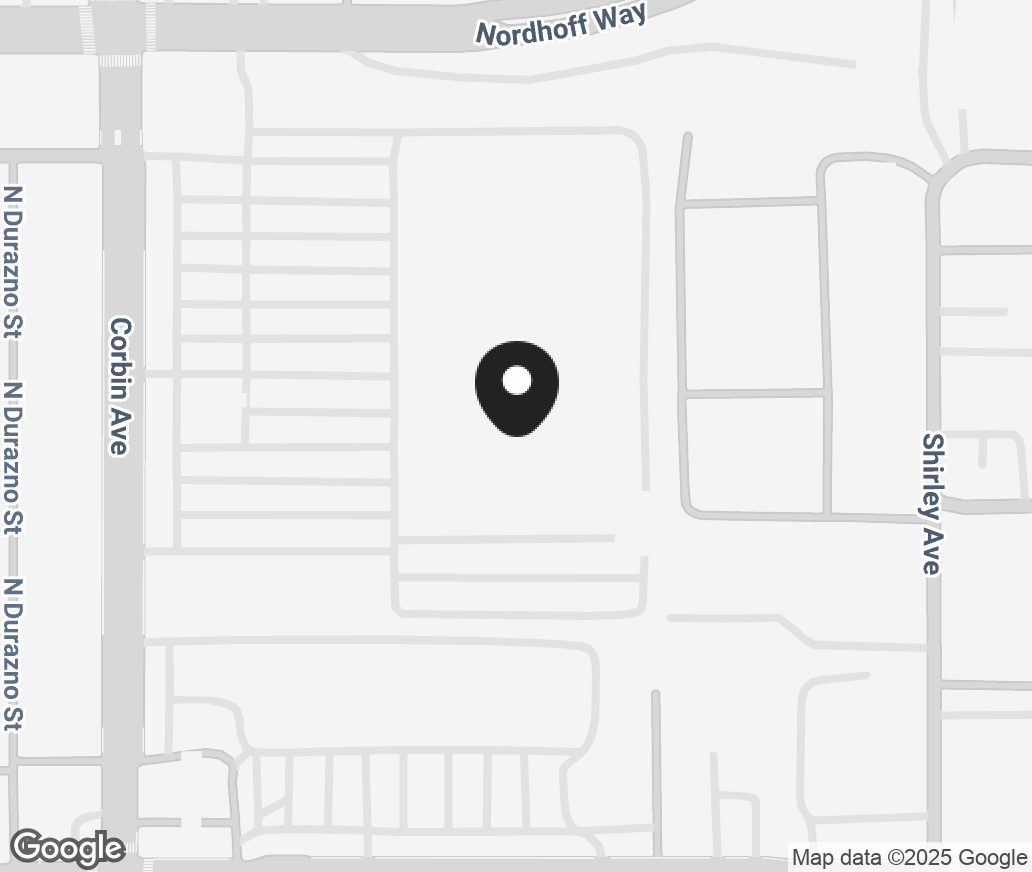 Google Map of 8800 Corbin Ave., Northridge CA 91324