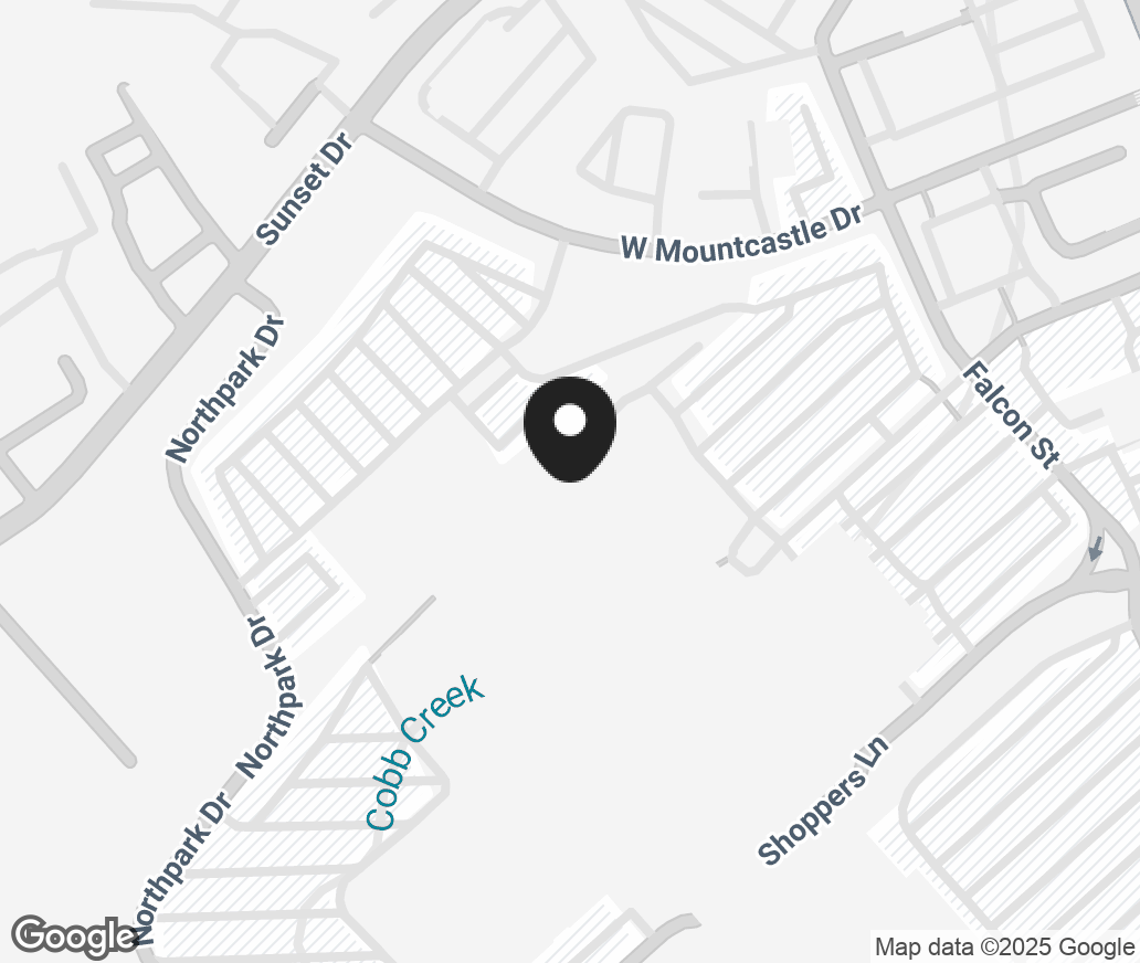 Google Map of 2011 North Roan Street, Johnson City TN 37601