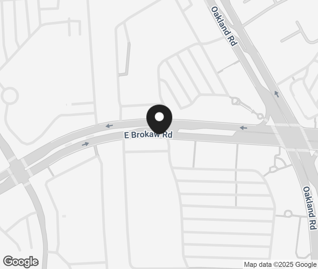 Google Map of 1038 East Brokaw Road, San Jose CA 95131