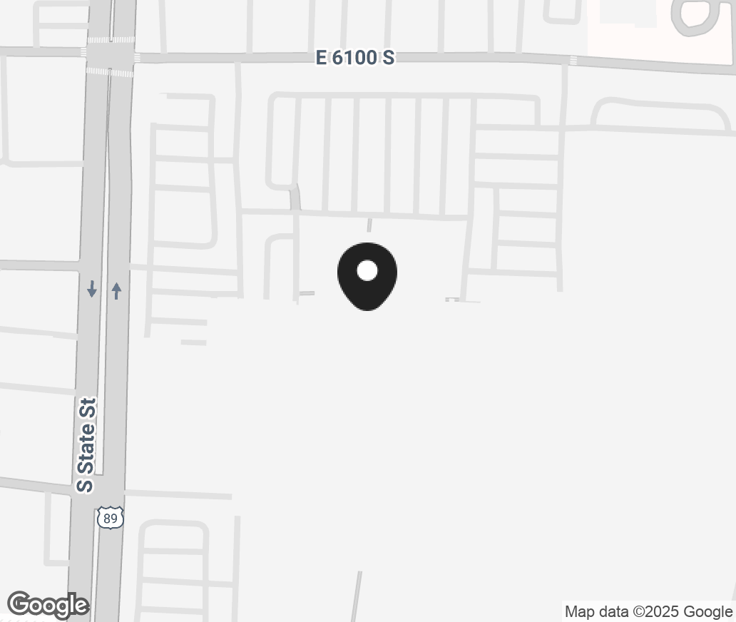 Google Map of 6191 S. State Street, Murray UT 84107