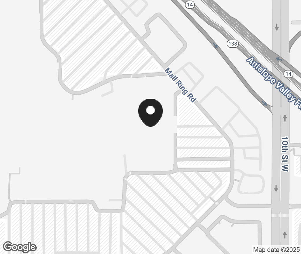Google Map of 1123 W Rancho Vista Blvd, Palmdale CA 93551