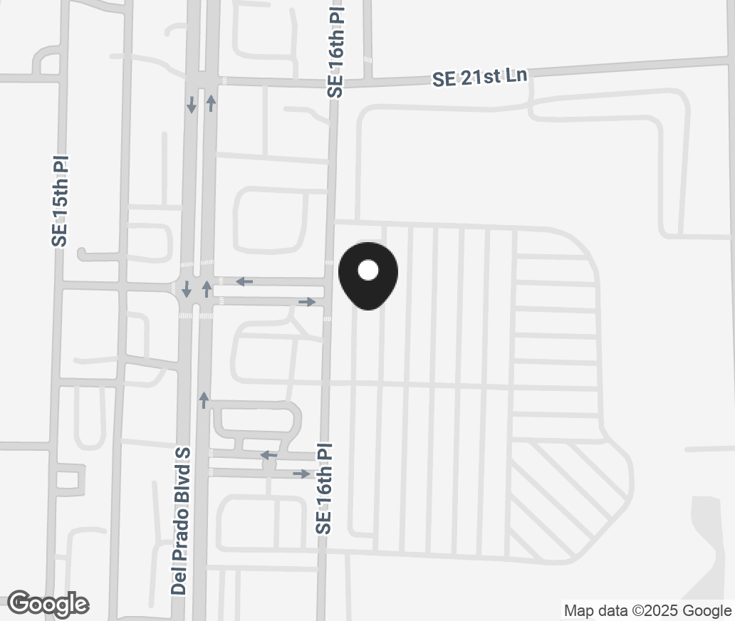 Google Map of 2301 Del Prado Blvd South, Cape Coral FL 33990