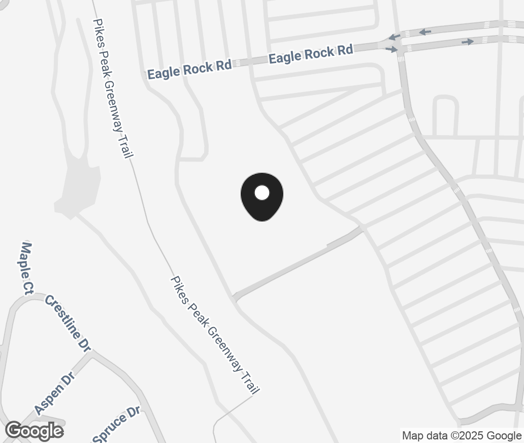 Google Map of 4910 N. Nevada Ave, Colorado Springs CO 80918