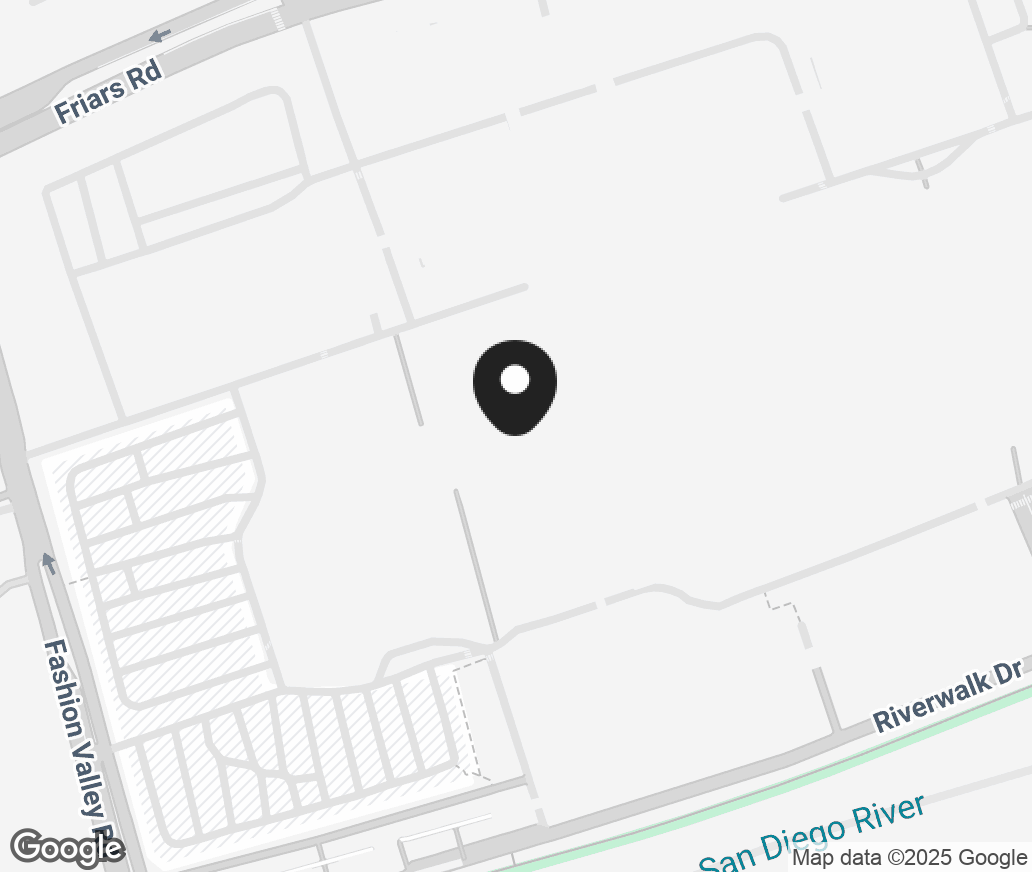 Google Map of 7017 Friars Rd, San Diego CA 92108