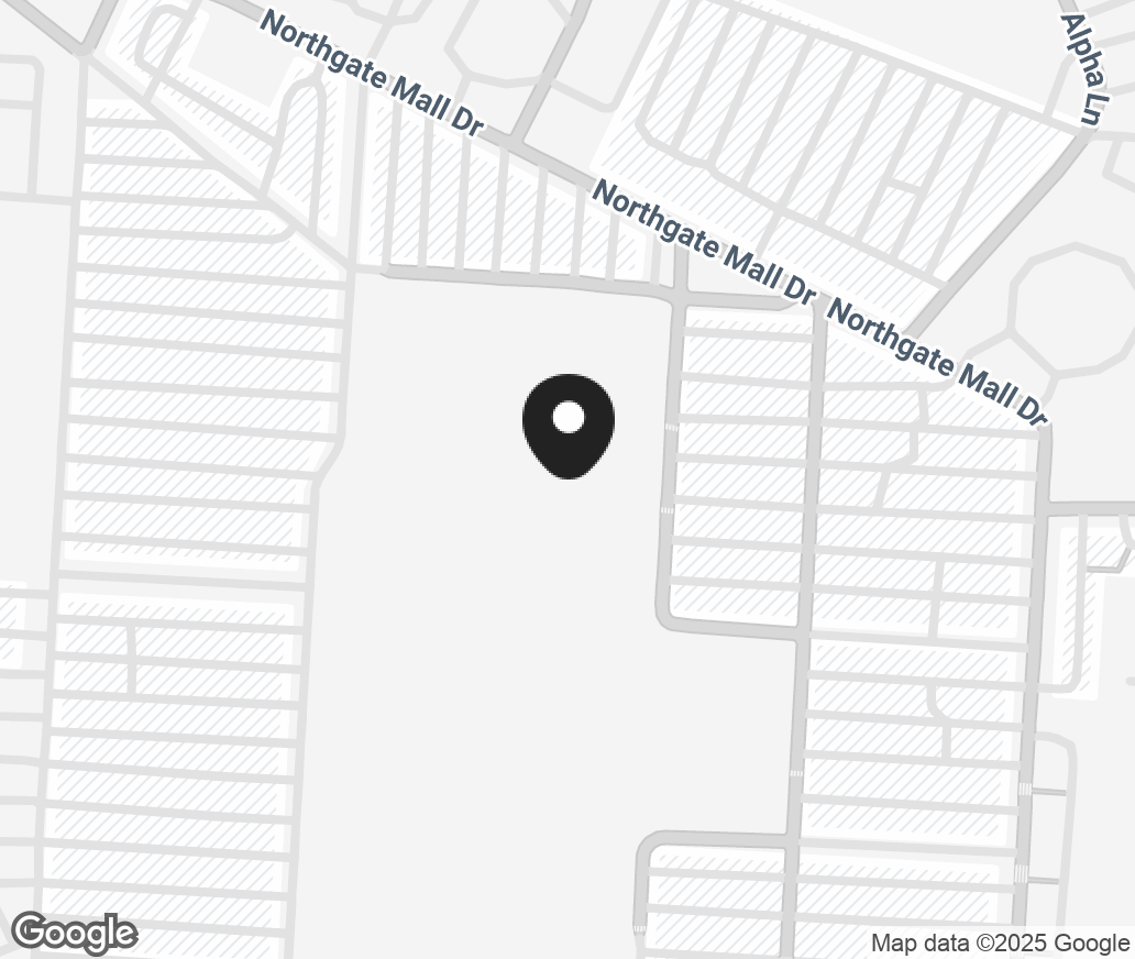 Google Map of 101 Northgate Mall Northgate, Chattanooga TN 37415