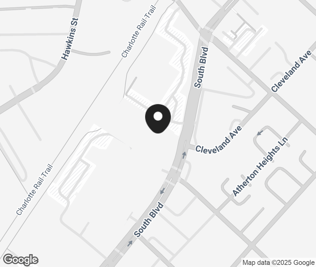 Google Map of 2036 South Blvd. Suite C, Charlotte NC 28203