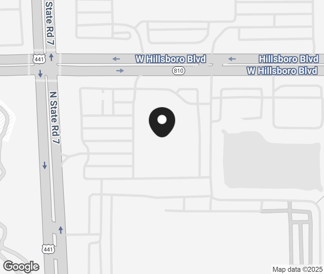 Google Map of 6950 Sr 7, Coconut Creek FL 33073