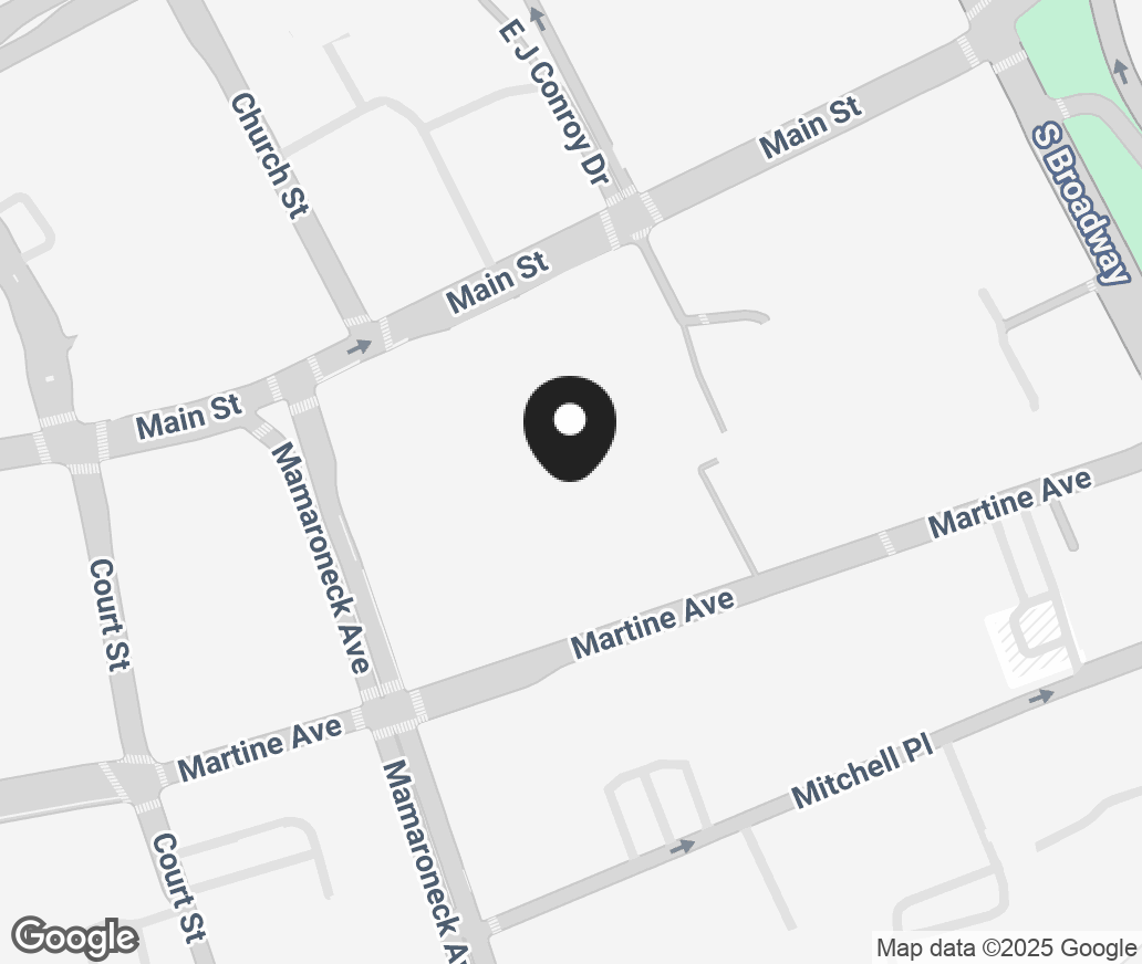 Google Map of 3 City Place, White Plains NY 10601