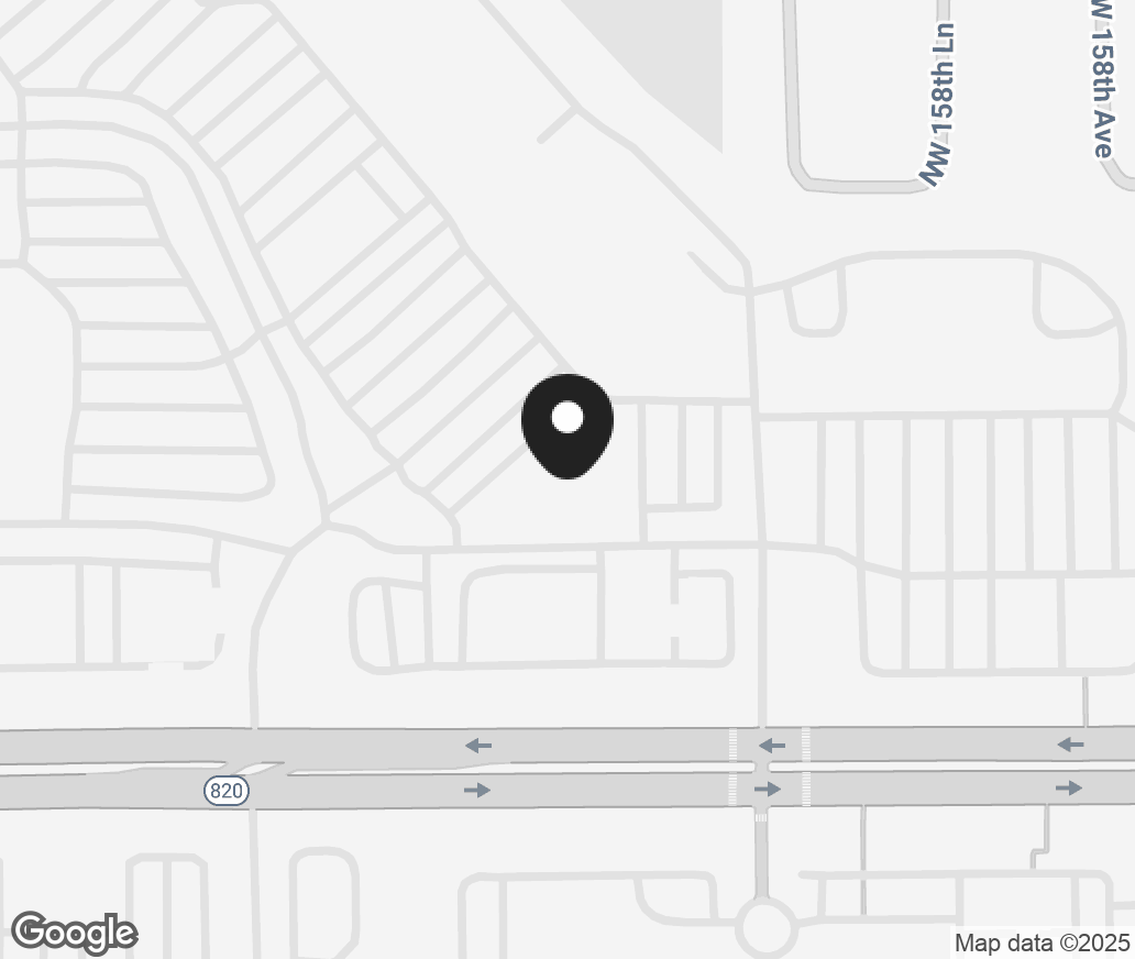 Google Map of 15855 Pines Blvd, Pembroke Pines FL 33027