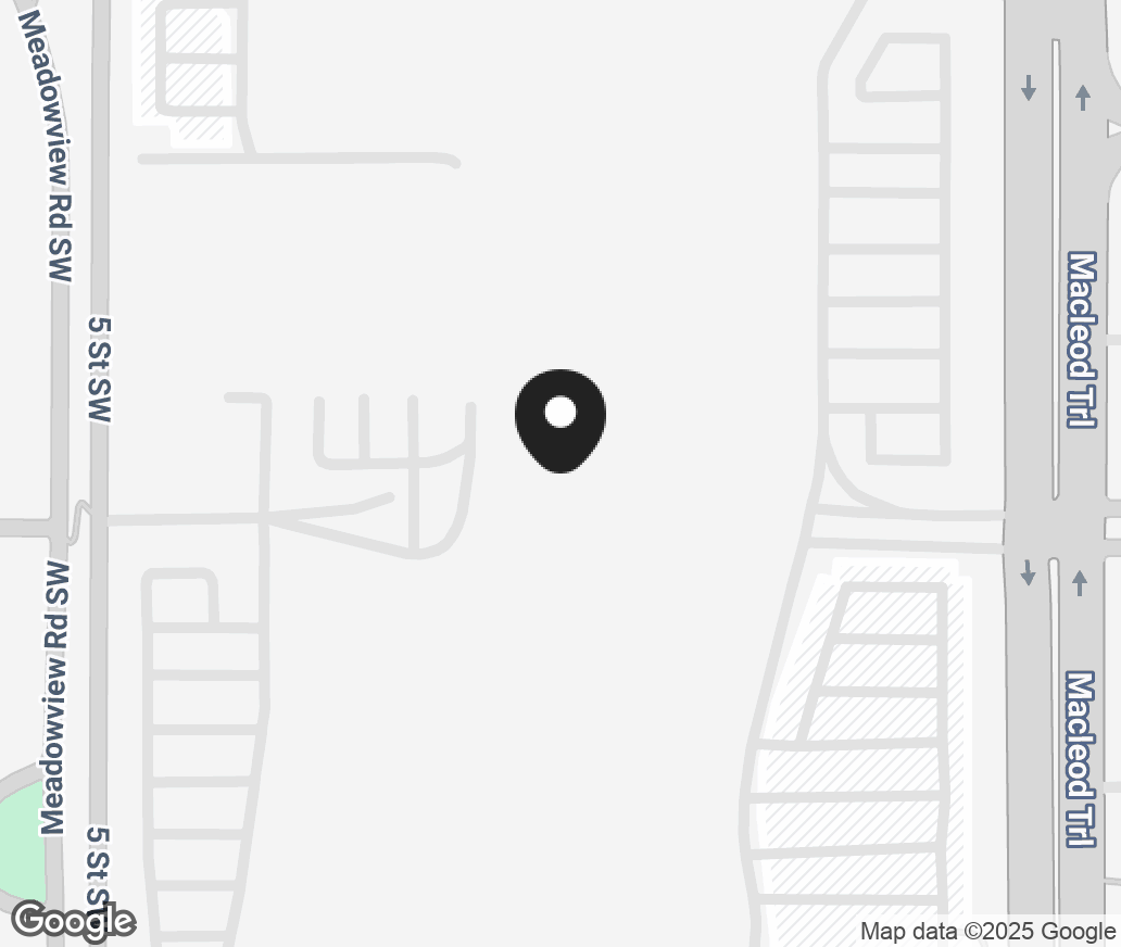 Google Map of 6455 Macleod Trail Sw Unit 0120B, Calgary AB T2HOK8