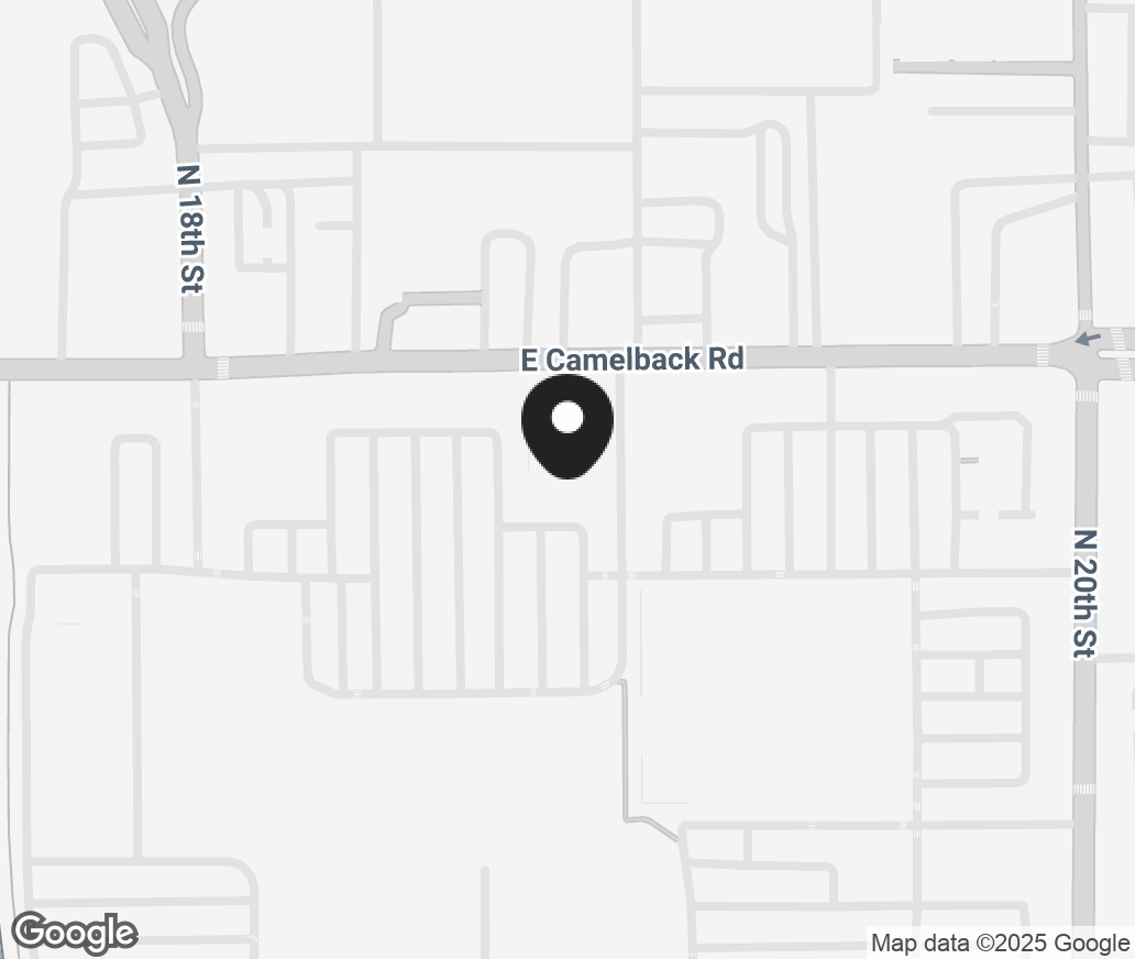 Google Map of 1919 E Camelback Road, Phoenix AZ 85016