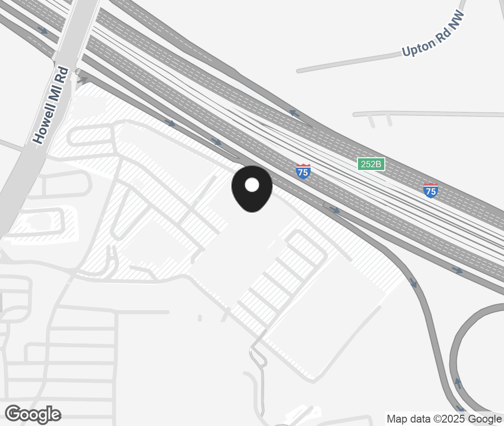 Google Map of 1801 Howell Mill Road, Atlanta GA 30318