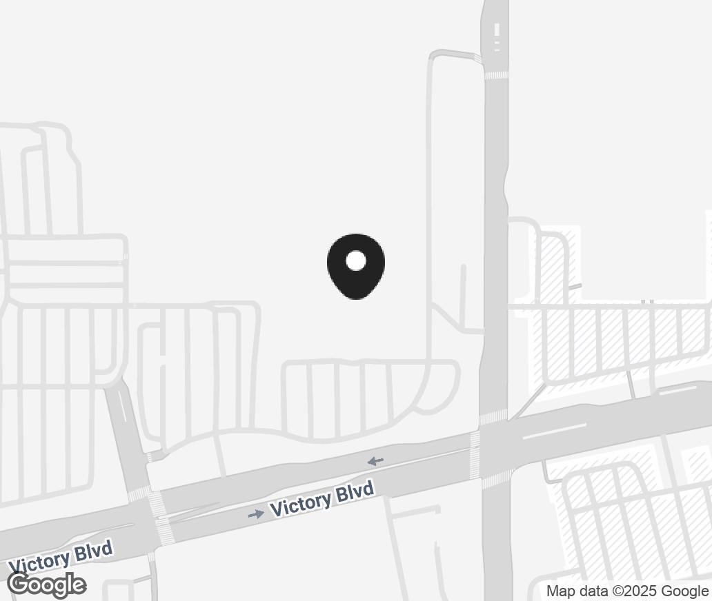 Google Map of 21725 Victory Boulevard, Canoga Park CA 91303