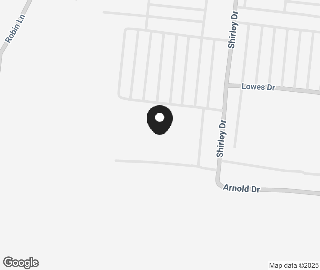 Google Map of 315 Shirley Dr, Cape Girardeau MO 63701