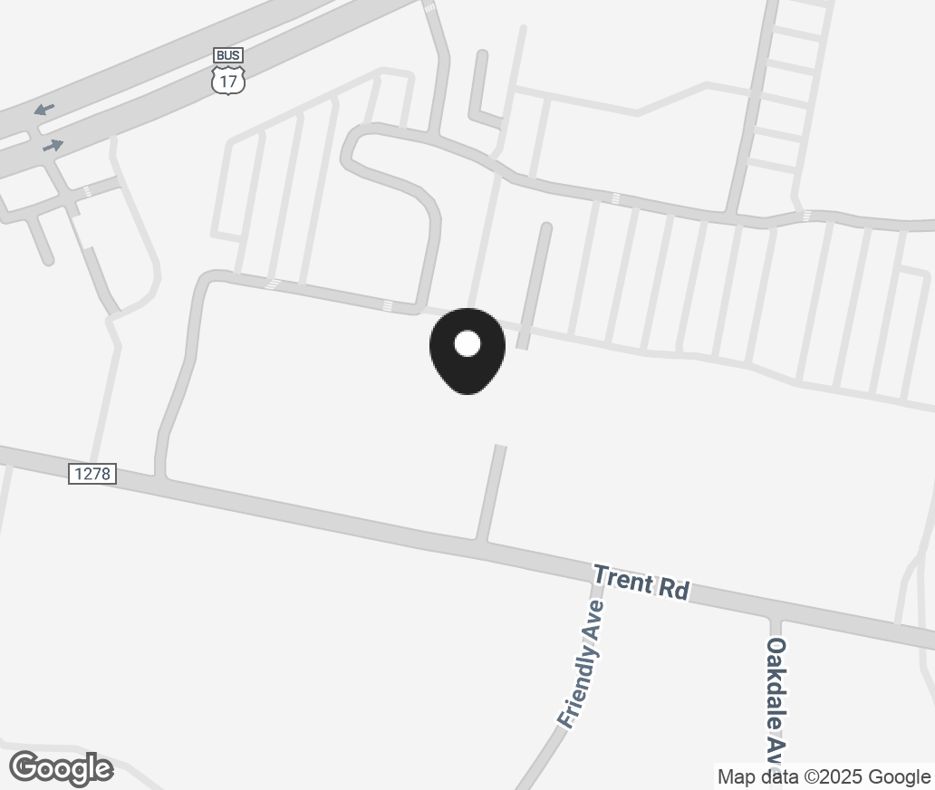 Google Map of 3563 Dr Martin Luther King Jr Blvd, New Bern NC 28562