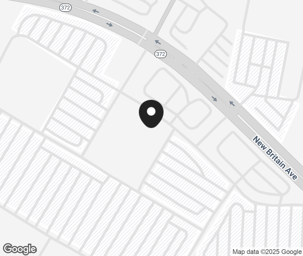Google Map of 240 New Britain Avenue, Plainville CT 06062