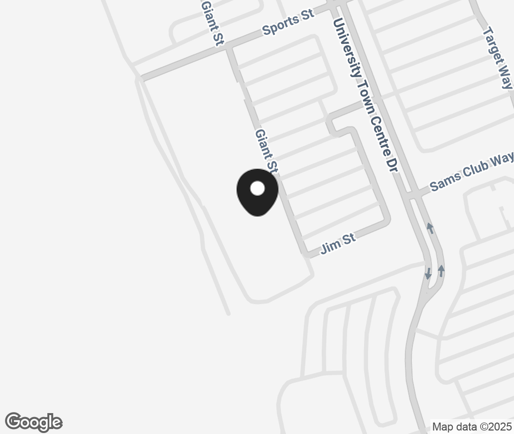 Google Map of 1010 Giant Street, Morgantown WV 26501