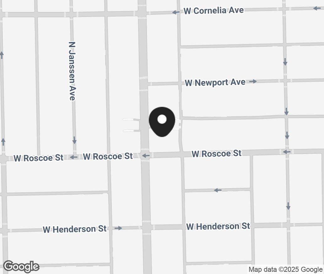 Google Map of 3405 N. Southport, Chicago IL 60657