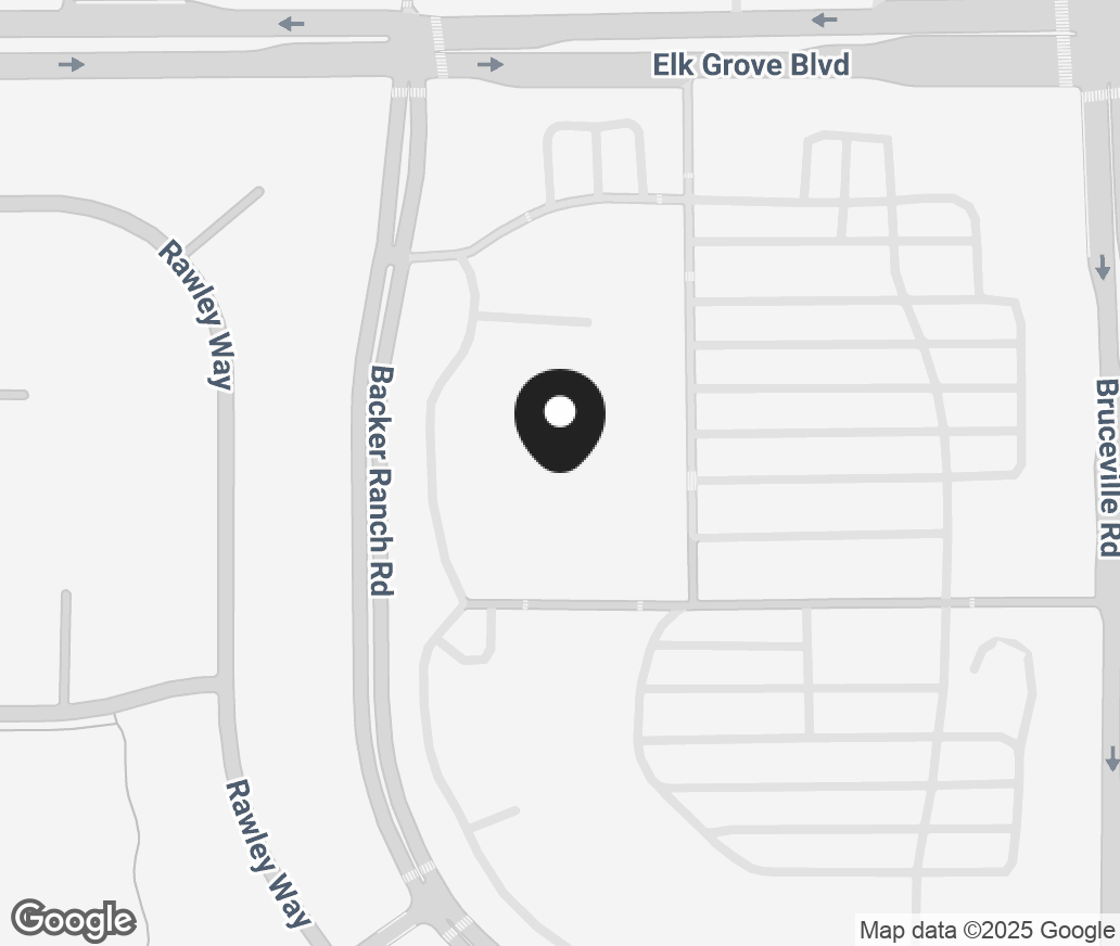 Google Map of 9650 Bruceville Rd, Elk Grove CA 95757