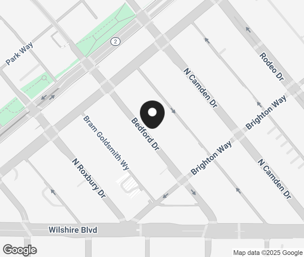 Google Map of 438 N. Bedford Drive, Beverly Hills CA 90210