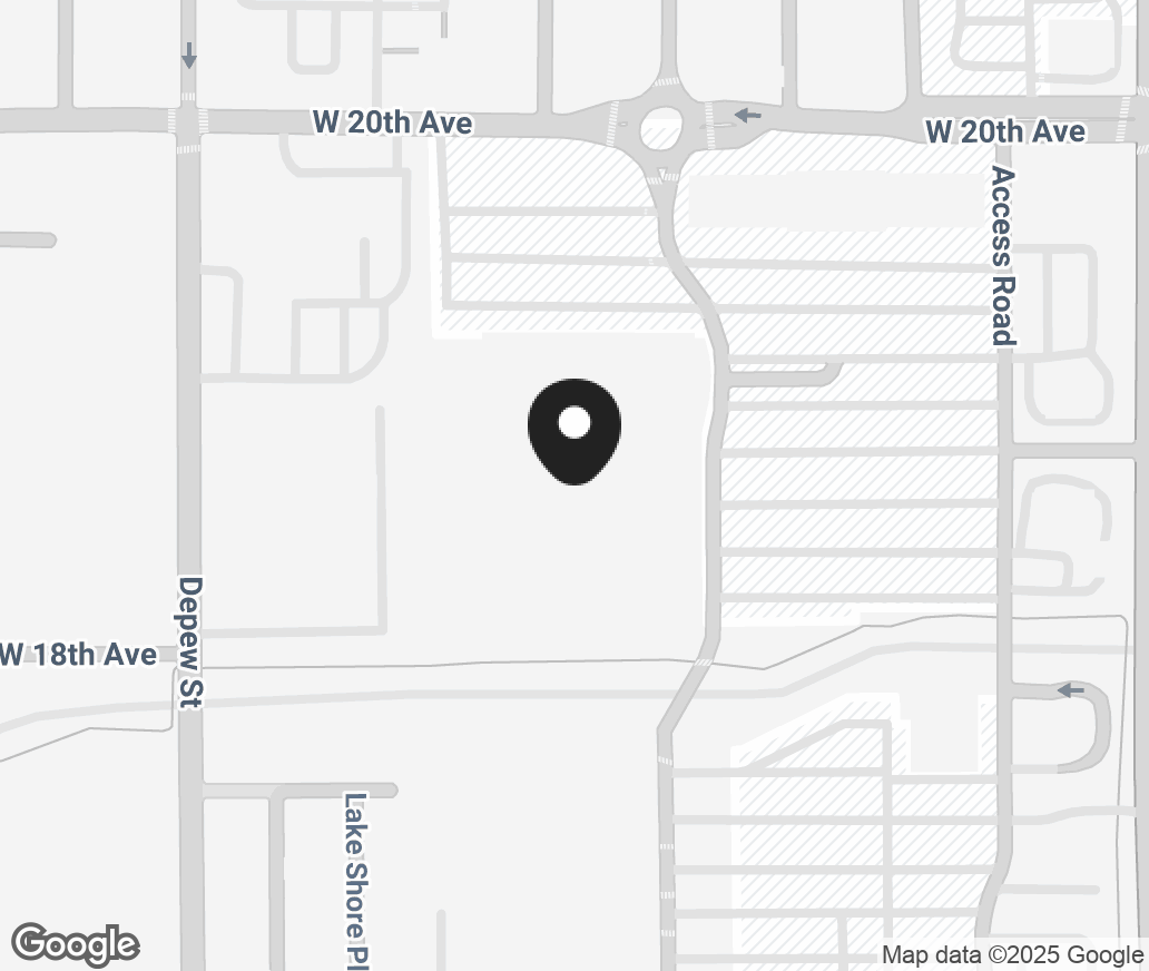Google Map of 1985 Sheridan Blvd, Edgewater CO 80214-1325