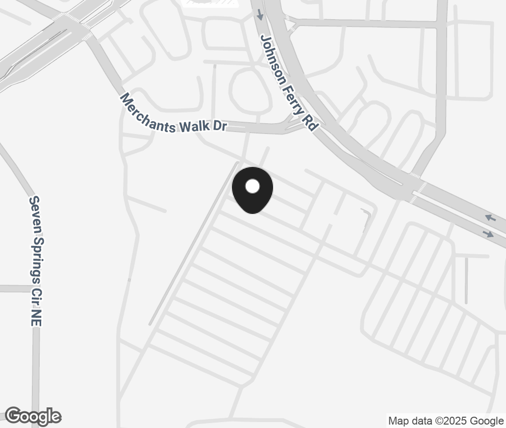 Google Map of 1289 Johnson Ferry Rd, Marietta GA 30068