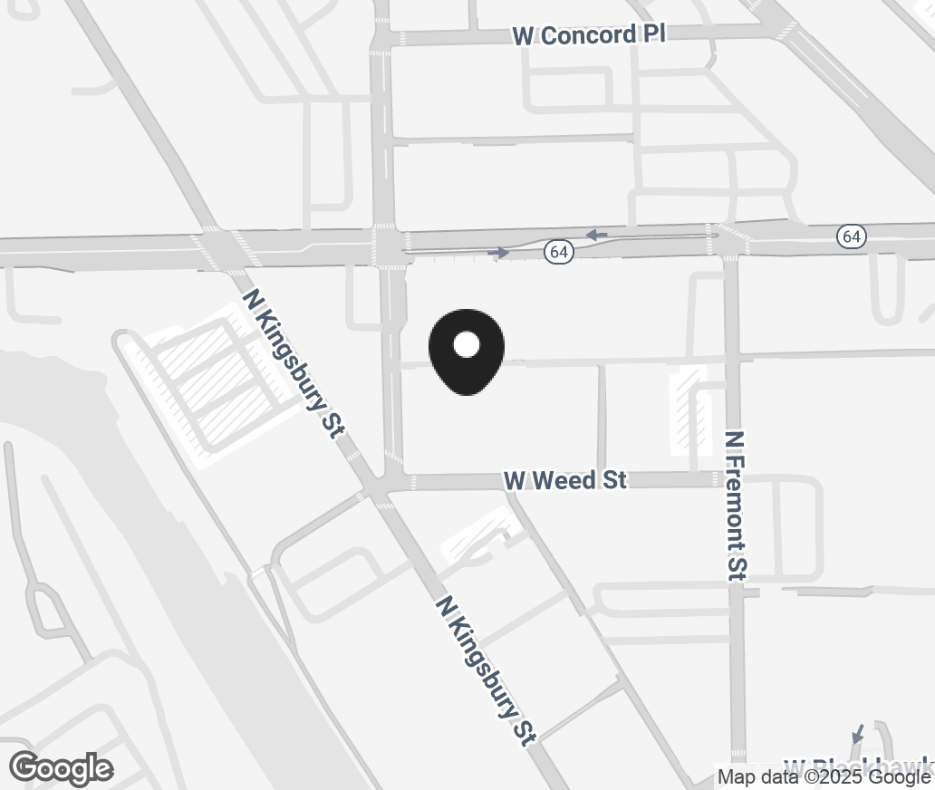 Google Map of 1551 N Sheffield Avenue, Chicago IL 60642