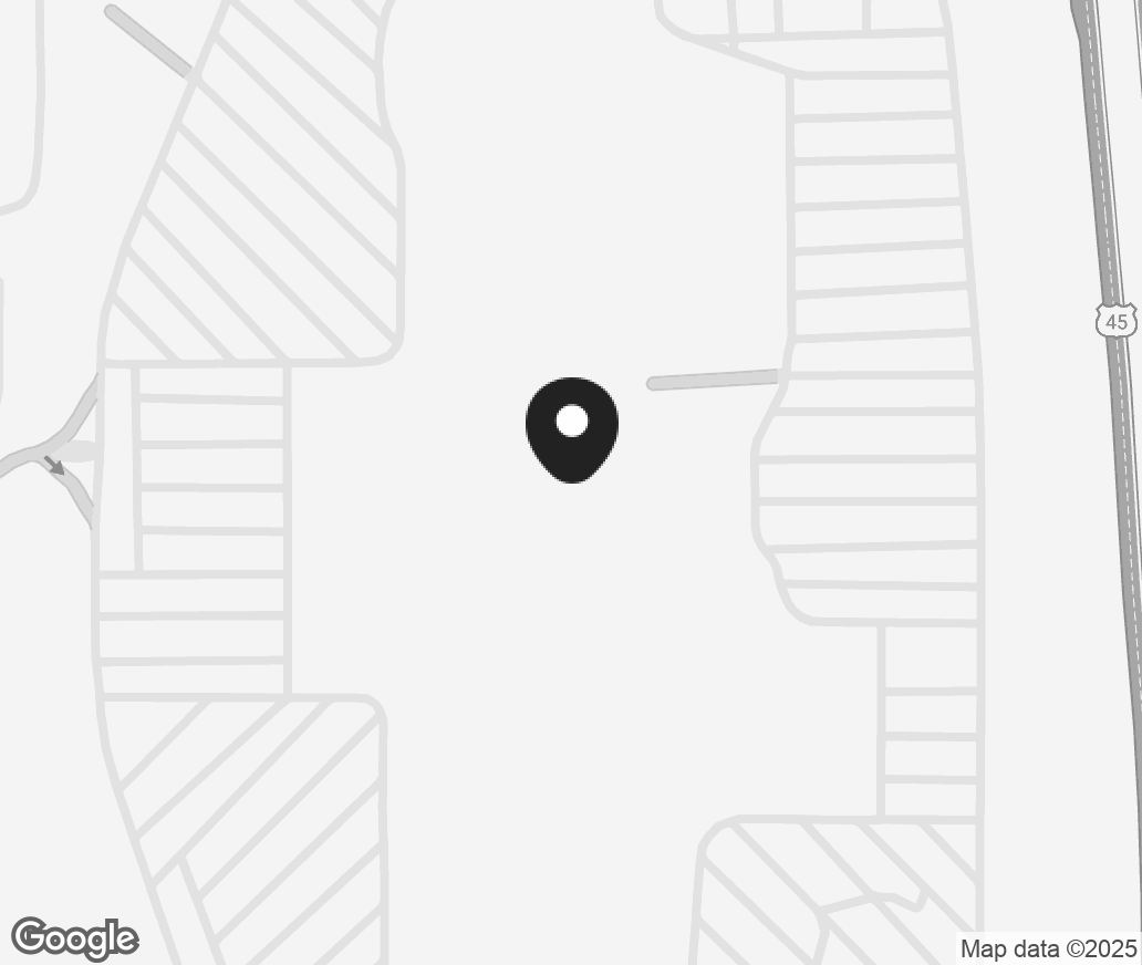 Google Map of 1001 Barnes Crossing Rd, Tupelo MS 38804