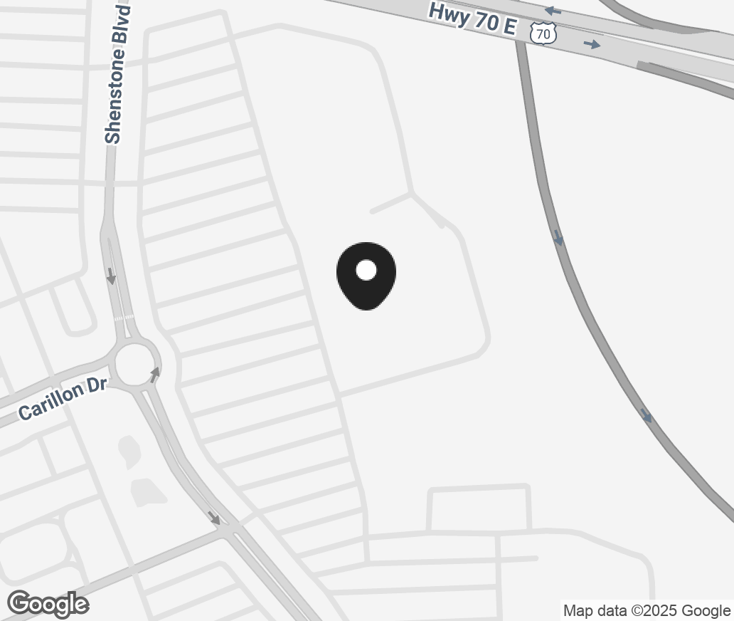 Google Map of 185 Shenstone Blvd, Garner NC 27529