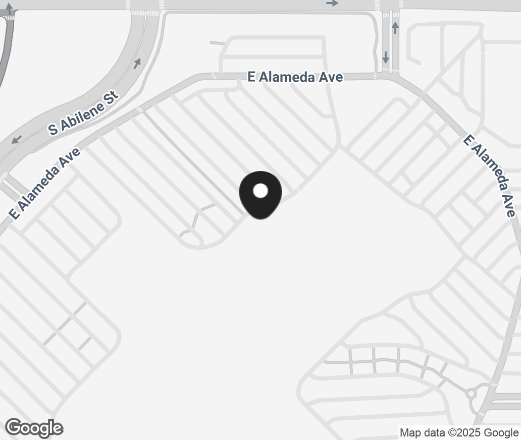 Google Map of 14200 East Alameda Ave., Aurora CO 80012