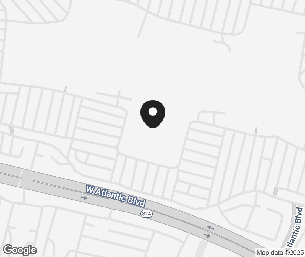 Google Map of 9129 West Atlantic Blvd, Coral Springs FL 33071