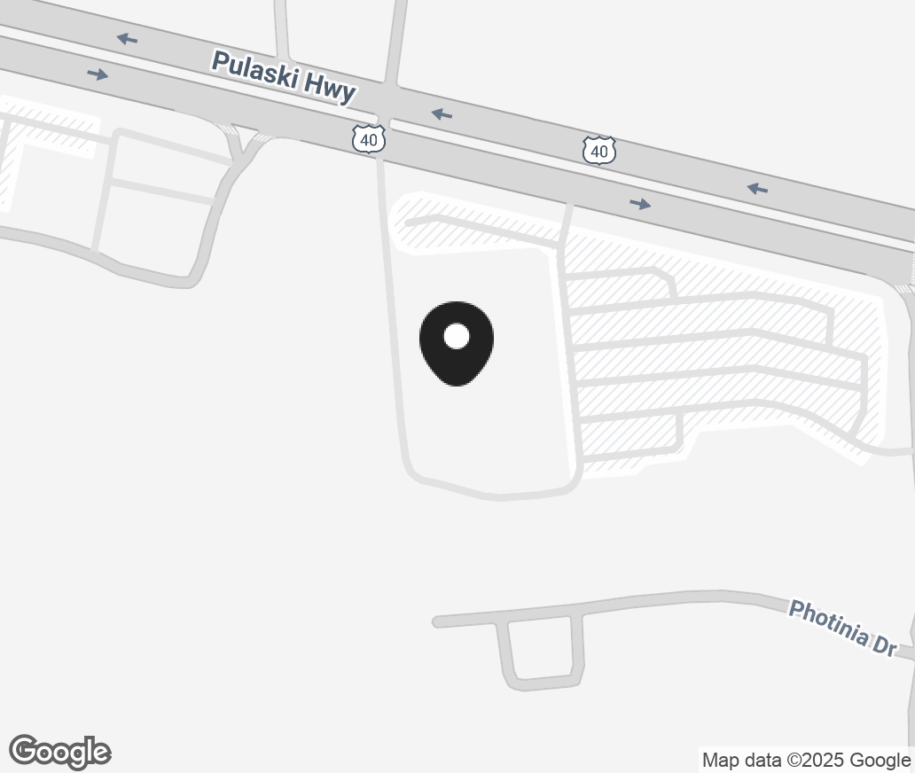 Google Map of 2800 Pulaski Hwy, Newark DE 19702