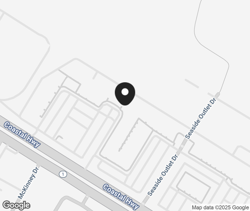 Google Map of 36496 Seaside Outlet Drive, Rehoboth Beach DE 19971