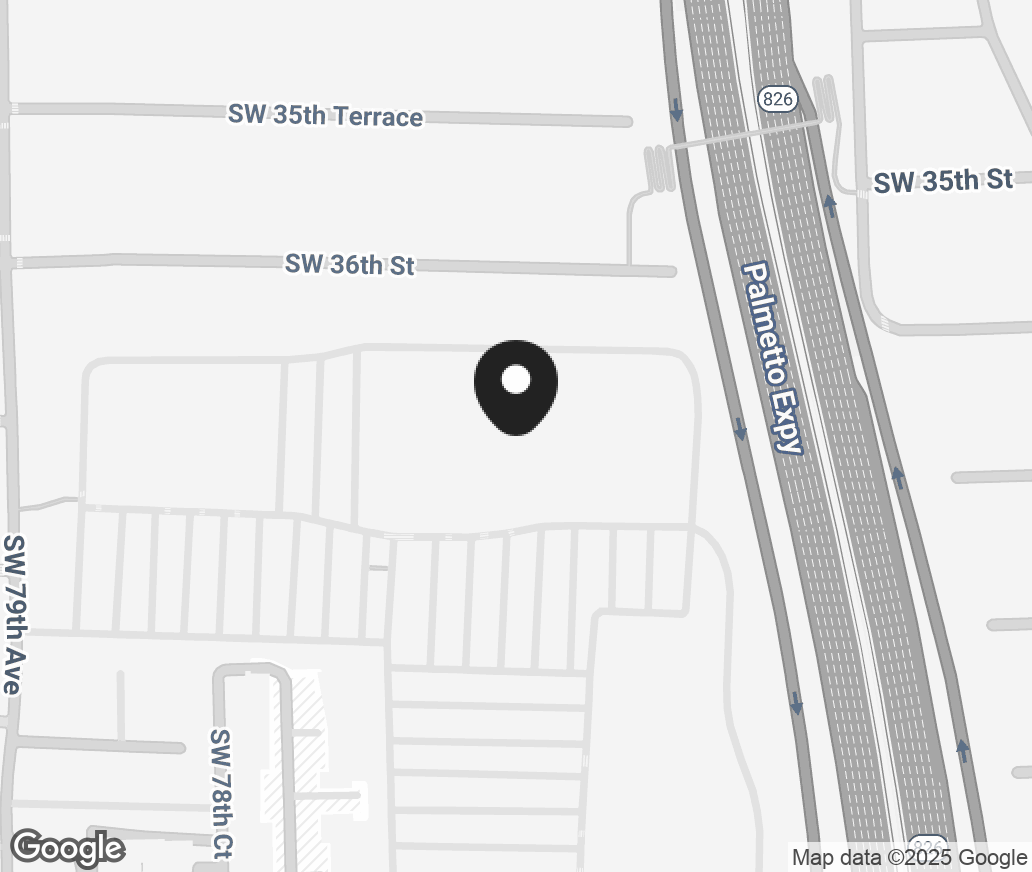 Google Map of 7795 Sw 40Th St, Miami FL 33155-3546
