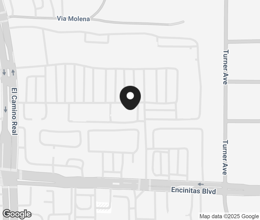 Google Map of 113A N. El Camino Real, Encinitas CA 92024