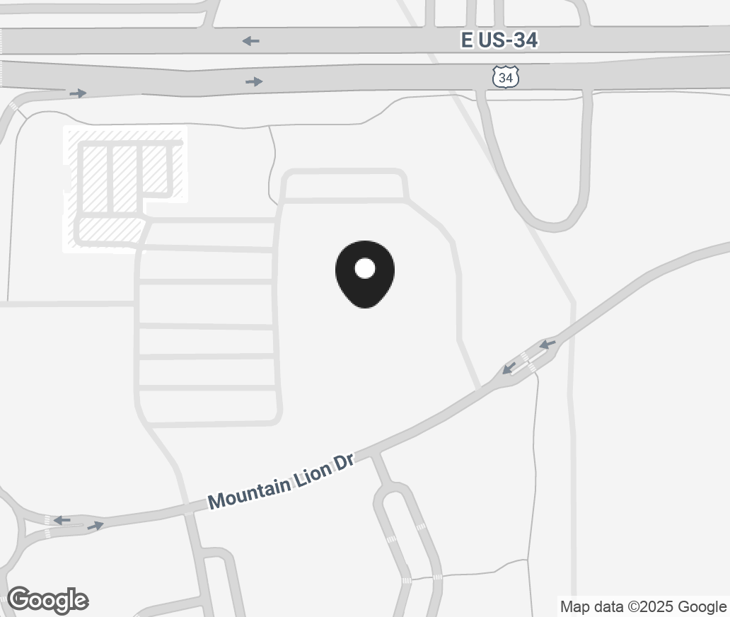 Google Map of 1340 Sculptor Dr, Loveland CO 80537