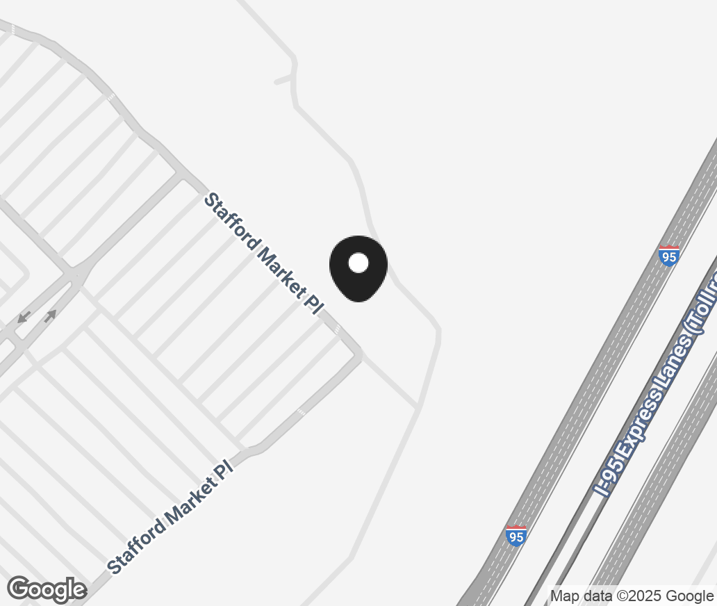 Google Map of 1150 Stafford Market Pl, Stafford VA 22556