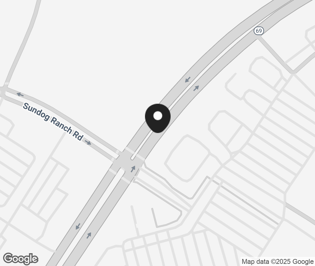 Google Map of 5683 E State Route 69, Prescott Valley AZ 86314